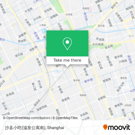 沙县小吃(溢发公寓南) map