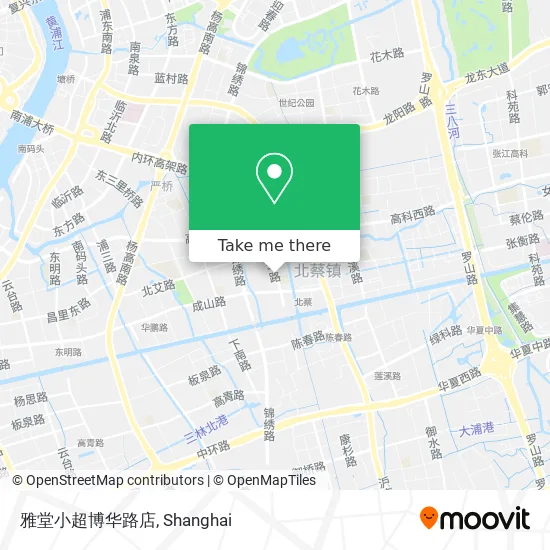 雅堂小超博华路店 map