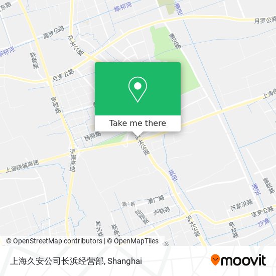 上海久安公司长浜经营部 map