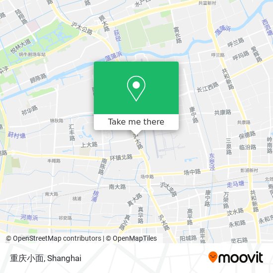 重庆小面 map