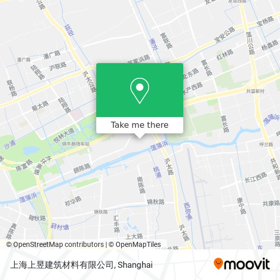 上海上昱建筑材料有限公司 map
