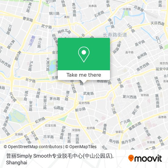 普丽Simply Smooth专业脱毛中心(中山公园店) map