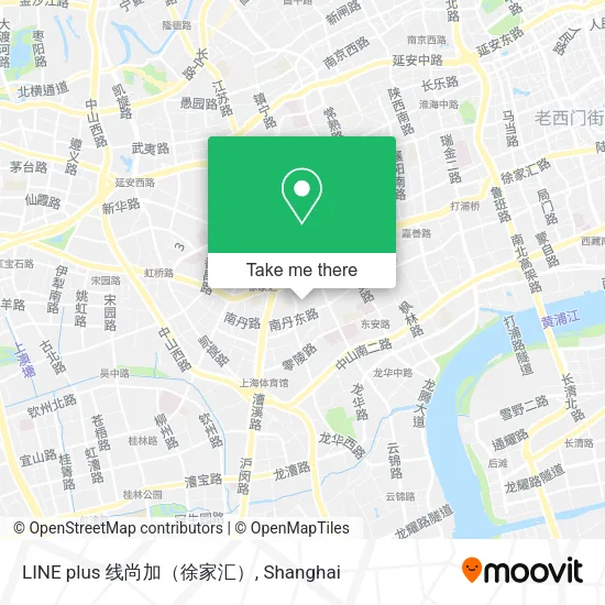LINE plus 线尚加（徐家汇） map