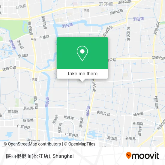 陕西棍棍面(松江店) map