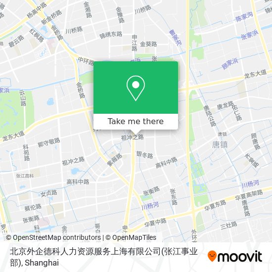 北京外企德科人力资源服务上海有限公司(张江事业部) map