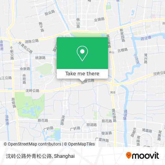 沈砖公路外青松公路 map