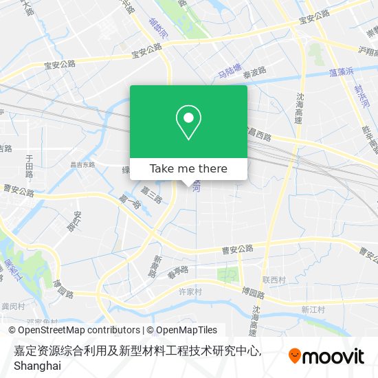 嘉定资源综合利用及新型材料工程技术研究中心 map
