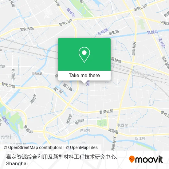 嘉定资源综合利用及新型材料工程技术研究中心 map