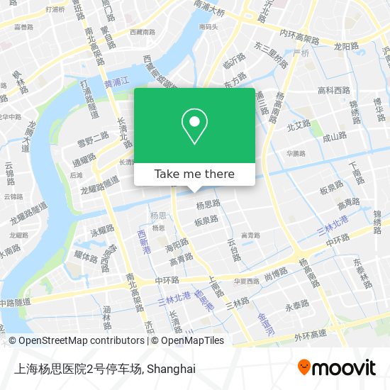 上海杨思医院2号停车场 map