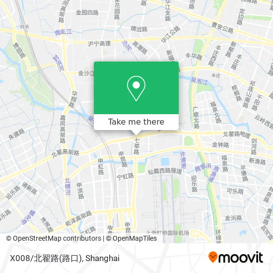 X008/北翟路(路口) map