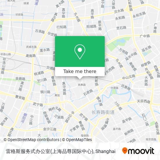 雷格斯服务式办公室(上海品尊国际中心) map
