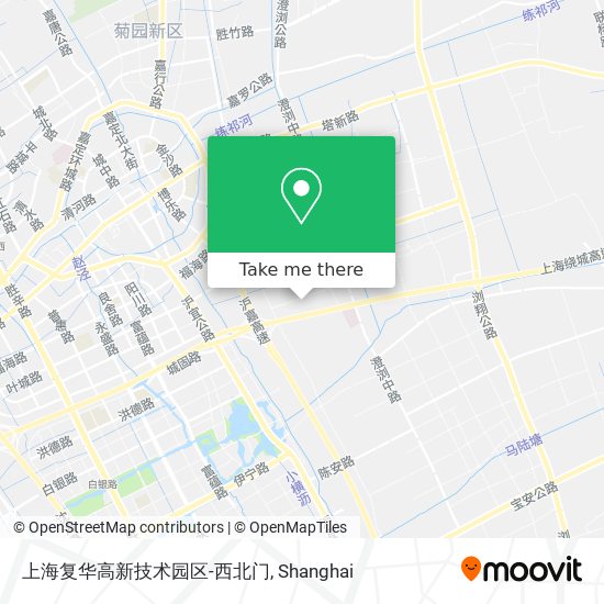 上海复华高新技术园区-西北门 map