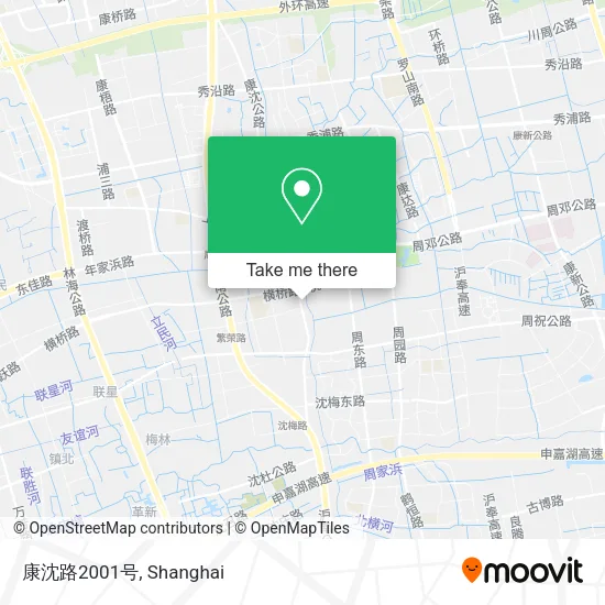 康沈路2001号 map
