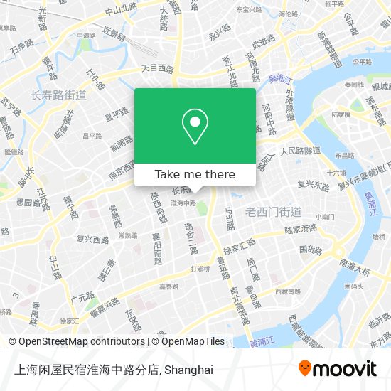 上海闲屋民宿淮海中路分店 map