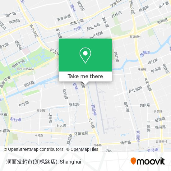 润而发超市(朗枫路店) map