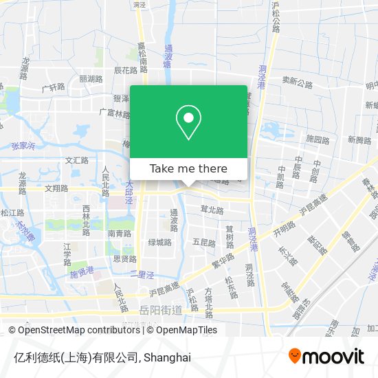 亿利德纸(上海)有限公司 map