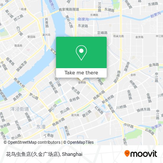 花鸟虫鱼店(久金广场店) map
