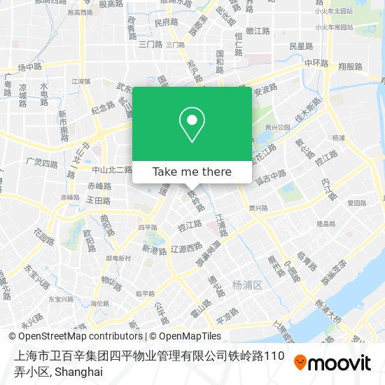 上海市卫百辛集团四平物业管理有限公司铁岭路110弄小区 map