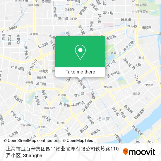 上海市卫百辛集团四平物业管理有限公司铁岭路110弄小区 map