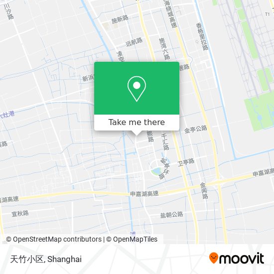 天竹小区 map