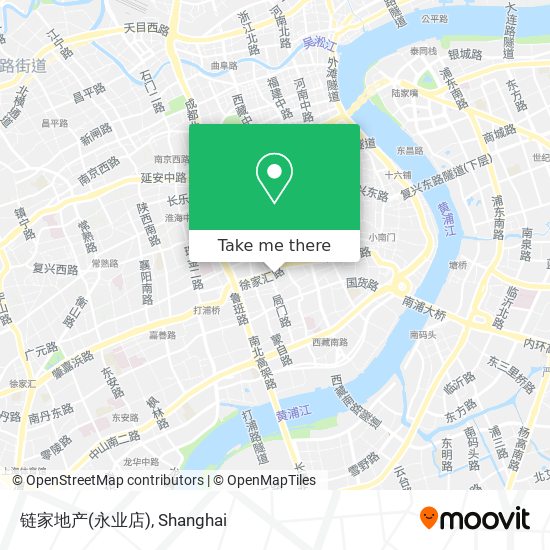 链家地产(永业店) map