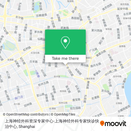 上海神经外科资深专家中心-上海神经外科专家快诊快治中心 map