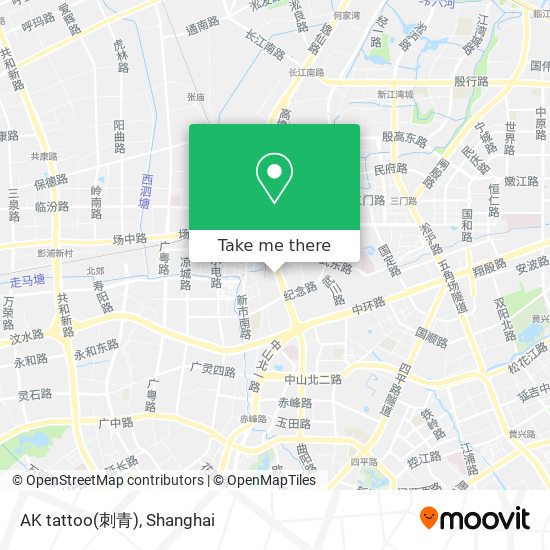 AK tattoo(刺青) map