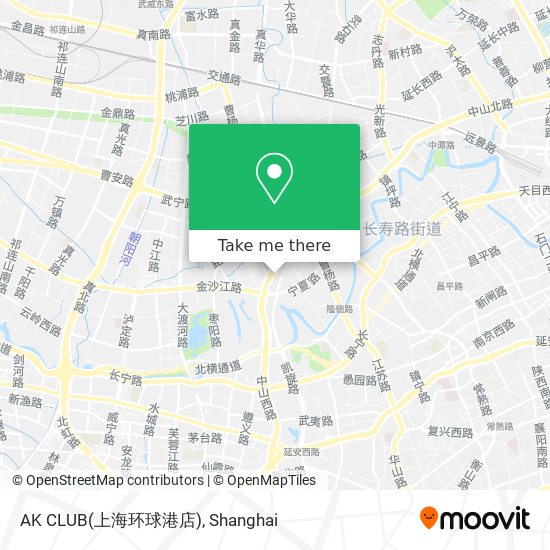 AK CLUB(上海环球港店) map
