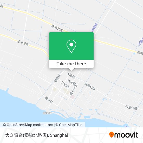 大众窗帘(堡镇北路店) map