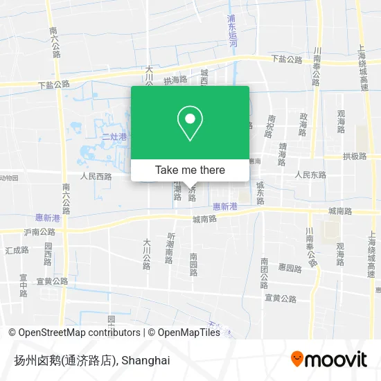 扬州卤鹅(通济路店) map