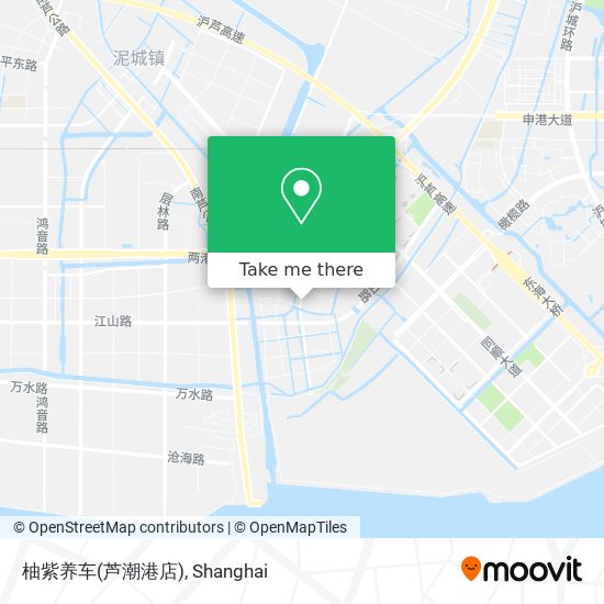 柚紫养车(芦潮港店) map