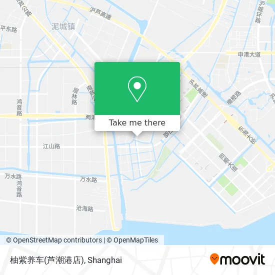 柚紫养车(芦潮港店) map
