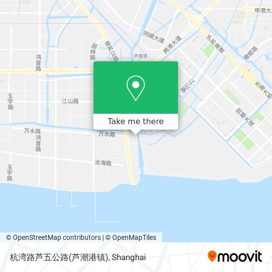 杭湾路芦五公路(芦潮港镇) map