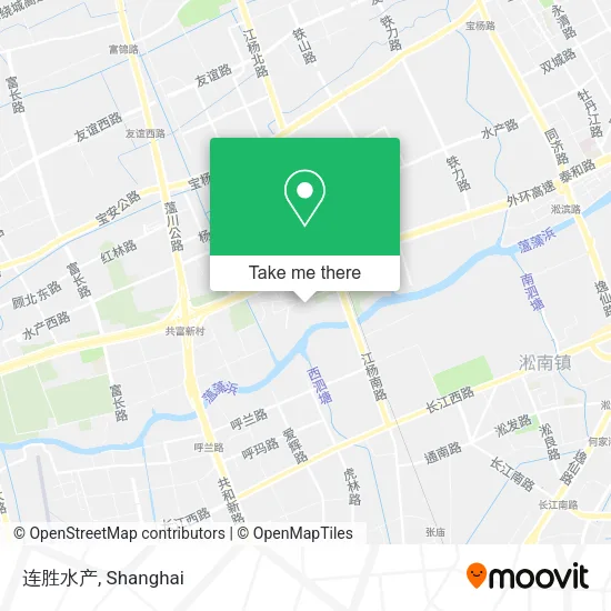 连胜水产 map