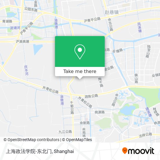 上海政法学院-东北门 map