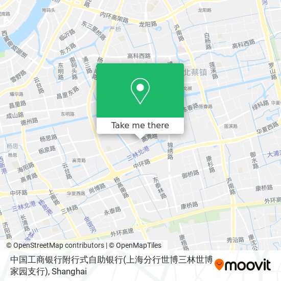 中国工商银行附行式自助银行(上海分行世博三林世博家园支行) map