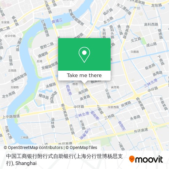 中国工商银行附行式自助银行(上海分行世博杨思支行) map