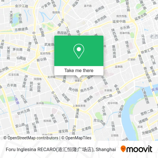 Foru lnglesina RECARO(港汇恒隆广场店) map