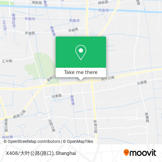 X408/大叶公路(路口) map