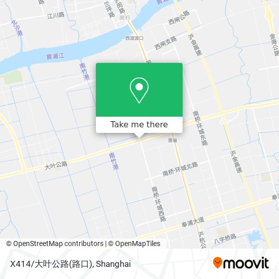 X414/大叶公路(路口) map