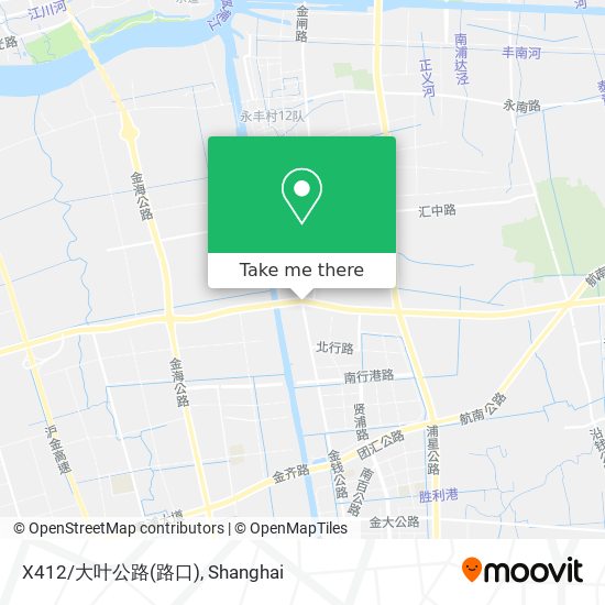X412/大叶公路(路口) map