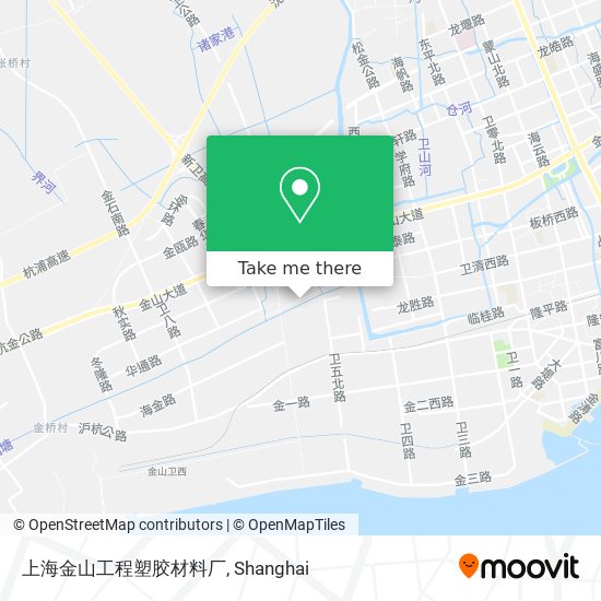 上海金山工程塑胶材料厂 map