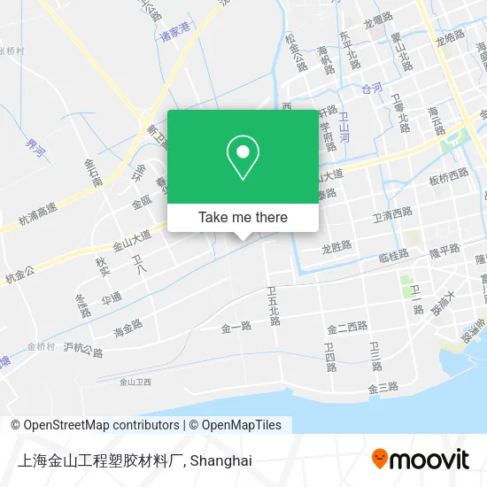 上海金山工程塑胶材料厂 map