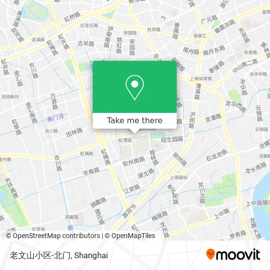 老文山小区-北门 map