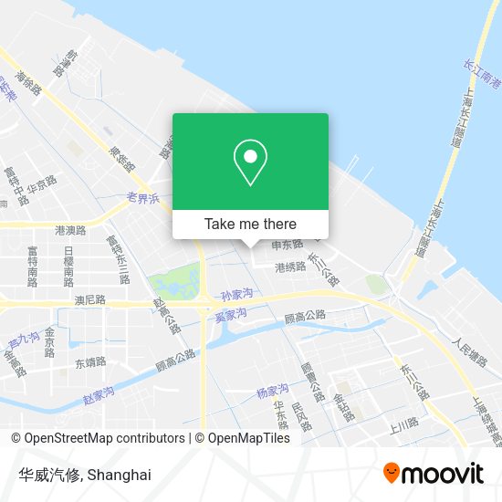 华威汽修 map
