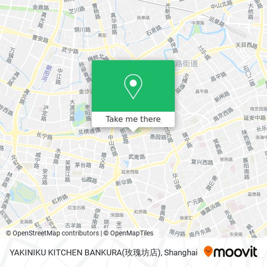 YAKINIKU KITCHEN BANKURA(玫瑰坊店) map