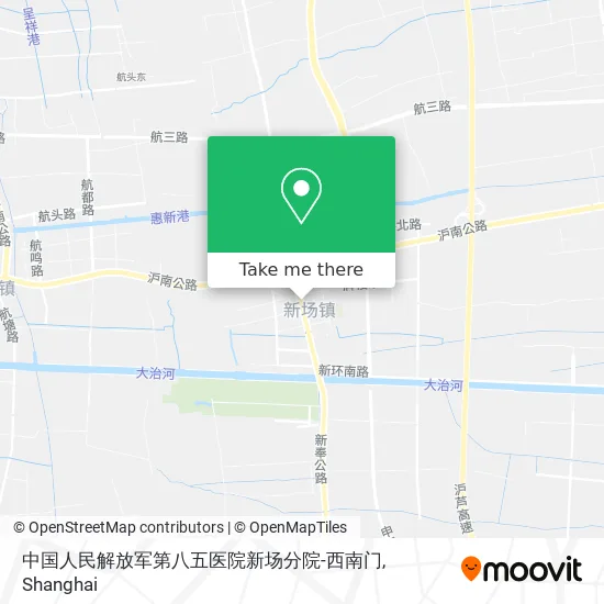 中国人民解放军第八五医院新场分院-西南门 map