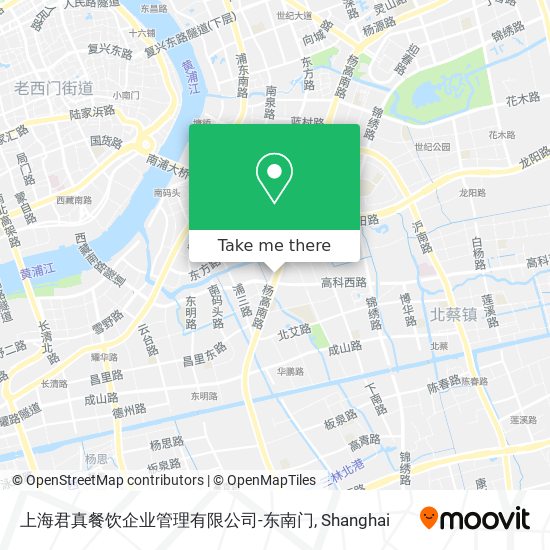 上海君真餐饮企业管理有限公司-东南门 map