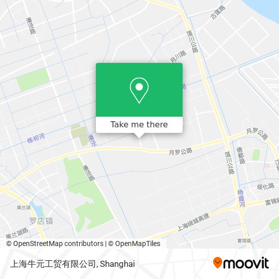 上海牛元工贸有限公司 map