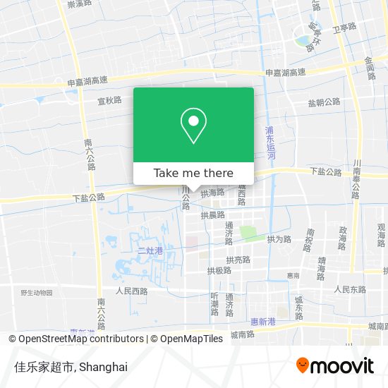 佳乐家超市 map